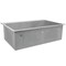Nantucket Sinks 33In Large Rectangle Single Bowl Self Rimming Stainless Steel Drop In Kitchen Sink, 16 ga. 1 Hole ZR3322-S-16 - alternate 7